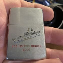  Vintage USS Josephus Daniels Zippo Lighter 