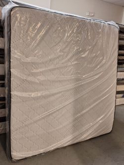 King Factory Sealed Double Euro Pillow Top Mattress in Plastic Fast Delivery Unrivaled Luxury 