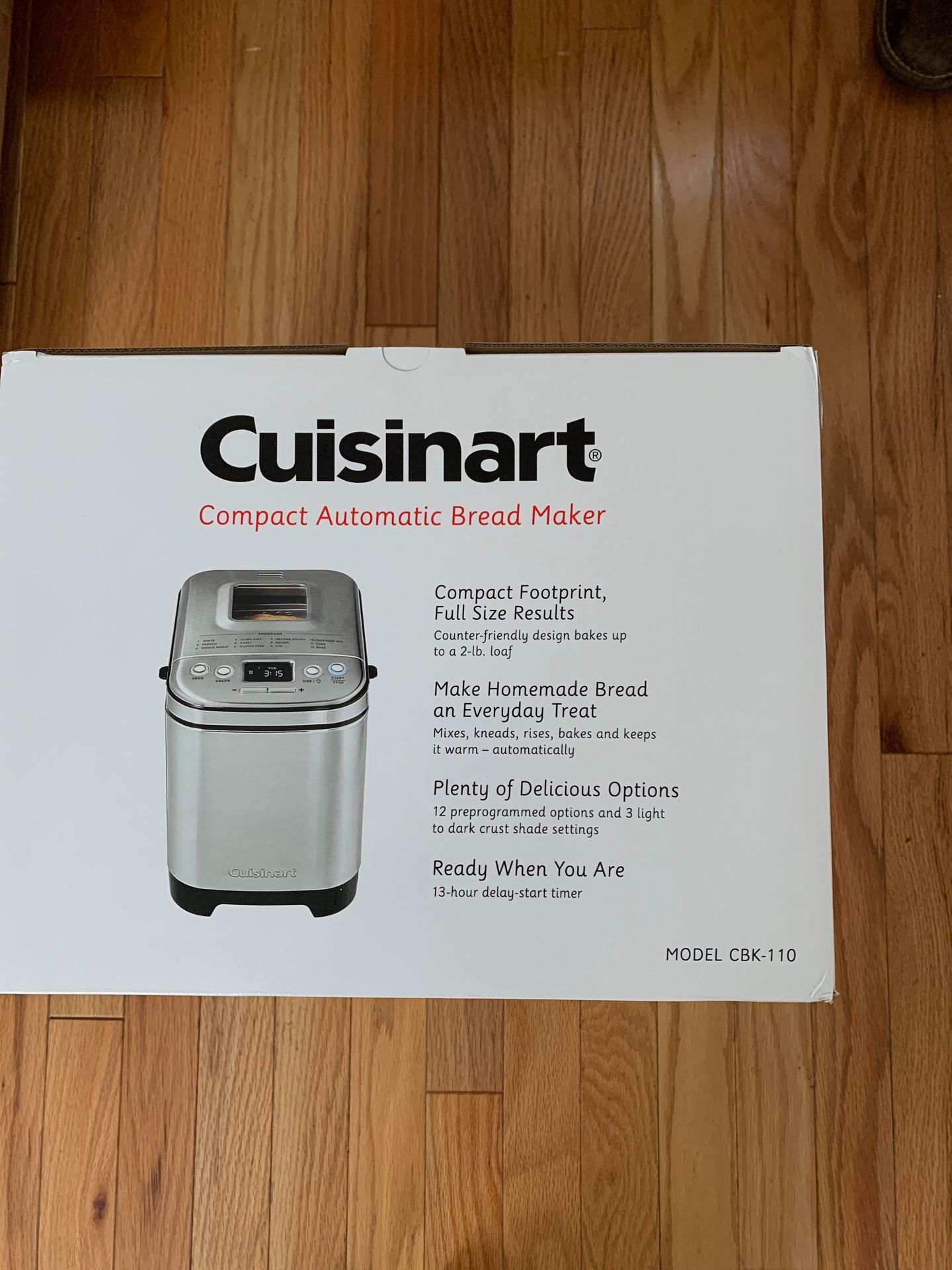 Cuisinart CBK-110 2 pounds Compact Automatic Bread Maker