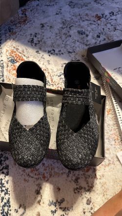 Bernie Mev Cuddly Stardust Woven Mary Jane Shoes EU 36 NIB