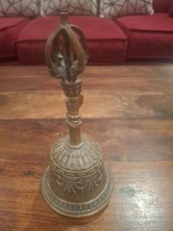 ​Vintage Tibetan Buddhist Meditation Bell (Ghanta & Vajra)