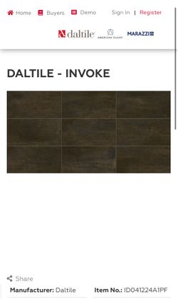 5 Boxes Daltile Invoke Copper Haze 18x36 - ID03 - Discontinued.