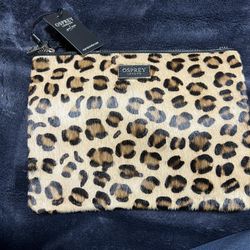 Osprey Leopard Print Bag Clutch
