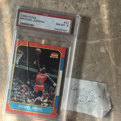 Jordan Fleer CARD 1986 Mint 