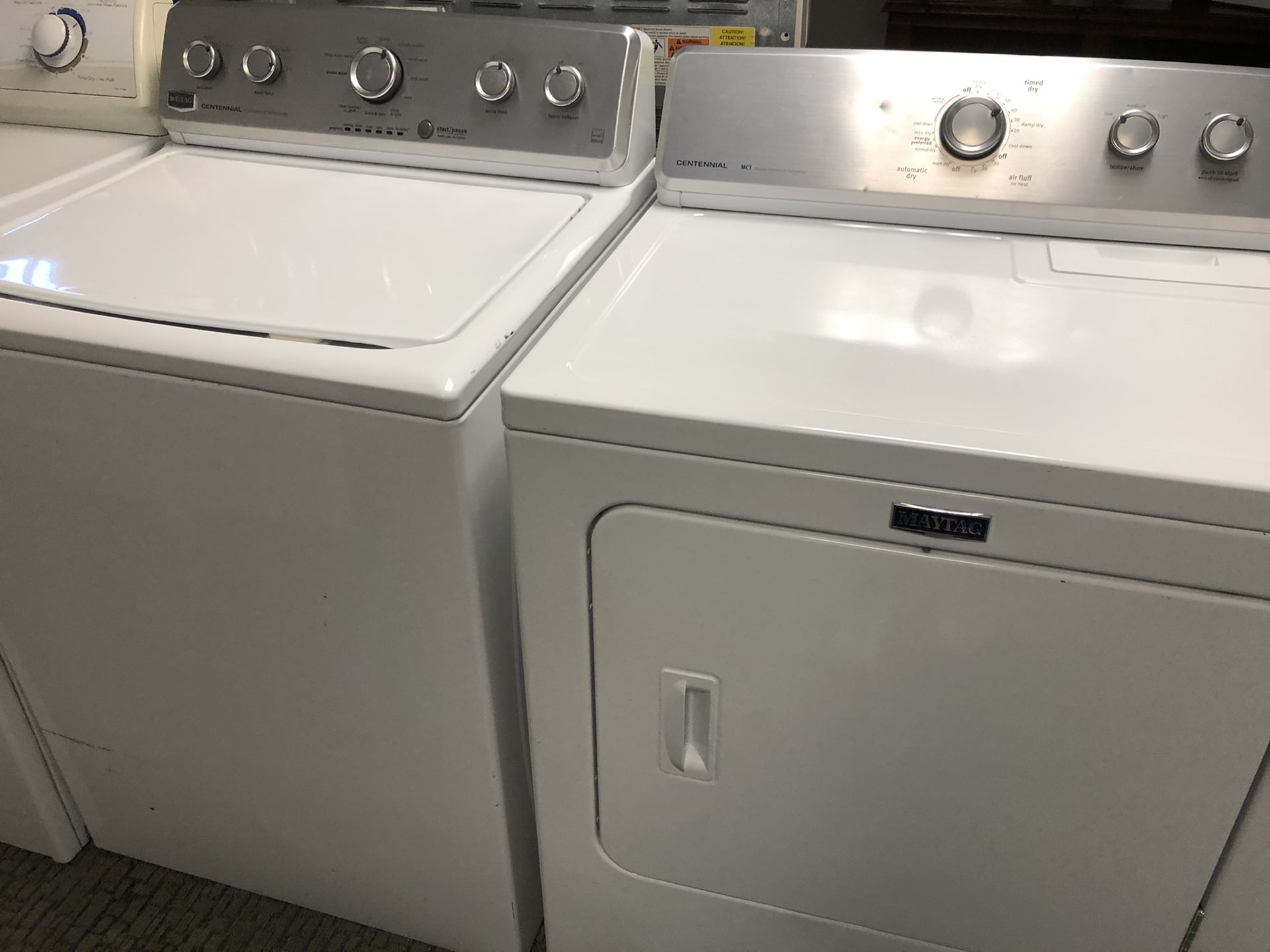 Maytag washer dryer set