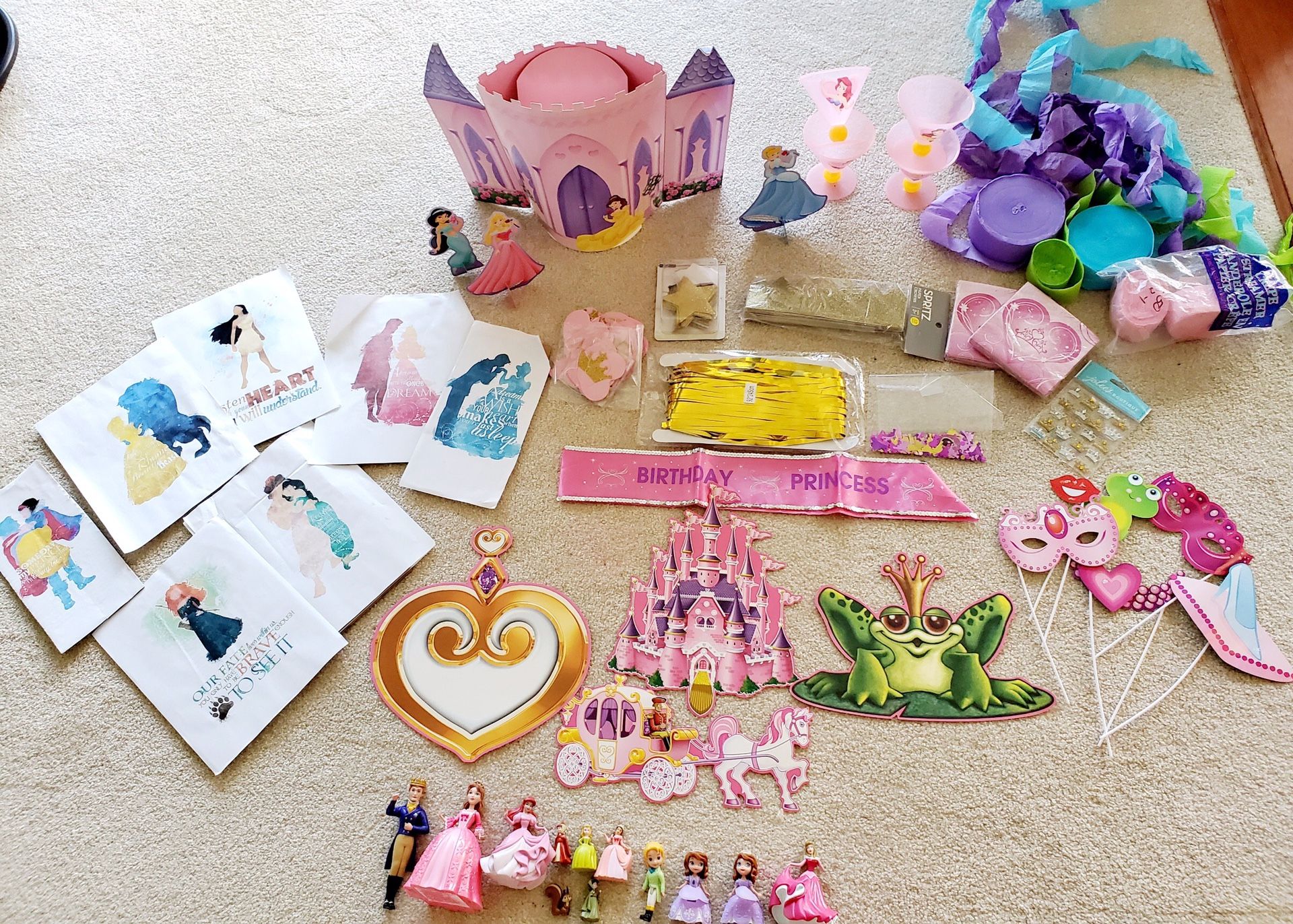 Disney Party Supplies/Decorations Lot