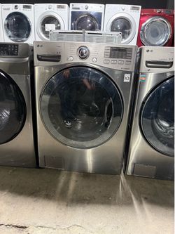 LG Stainless steel front load washer