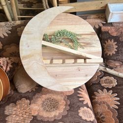 Custom Wine Rack And Glass Holder Moon 