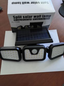 New Solar Security Light