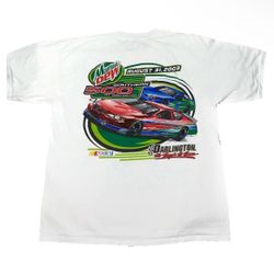 Vintage 2003 Mountain Dew Southern 500 T Shirt