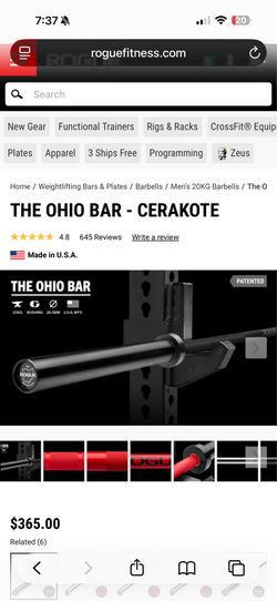 Rogue Ohio Bar Cerakote – Gray/Black