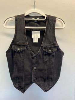 Black wash vest