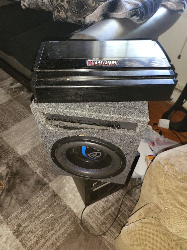 Mb Quart Amp 1550w / Rockville 10inch Subwoofer