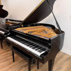 Kawai black satin baby grand piano