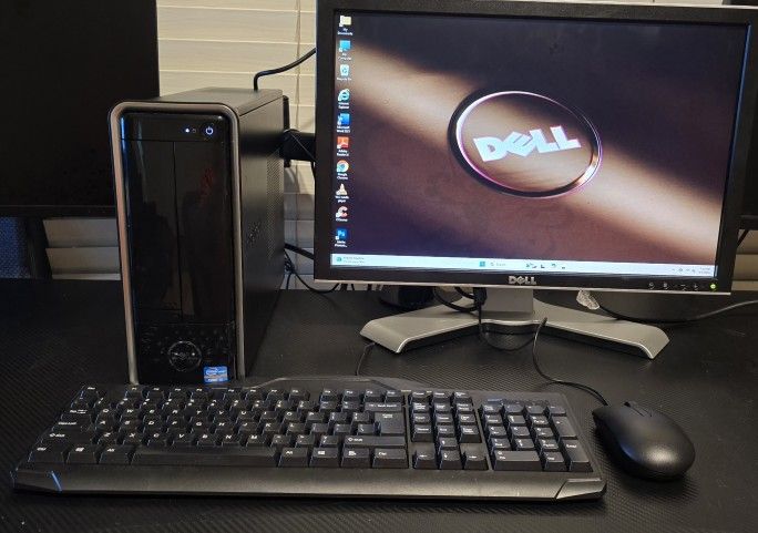 DELL SlimeLine DeskTop 🖥 INSPIRON 660s. Intel i3 - 3.4GHz CPU / 8.0GB. RAM / 1.0TB. HDD - Windows 11. - HDMI, DVD-RW, Wi-Fi Work Good.✔