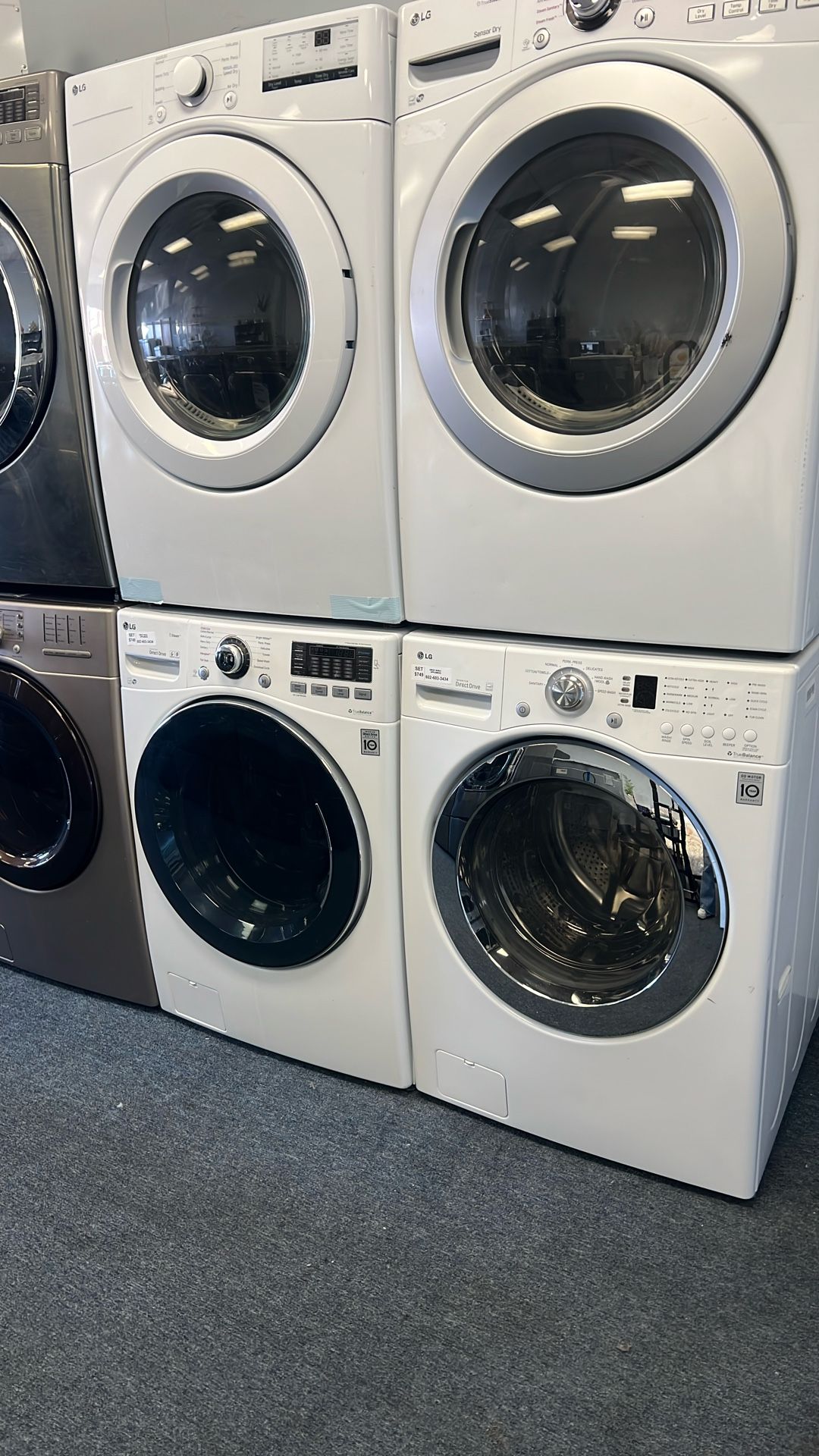 Front Load Washer And Dryer Set - Stackable