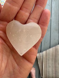 Selenite Heart