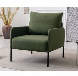 X2 Single Sofa Couch Modern Accent Chair for Living Room Small Space, Apartment, Bedroom, Dorm, Office - Green