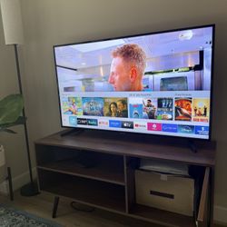 TV Stand And 50 Inches Samsung TV 