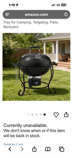 Round Kettle Charcoal Grill with Stand