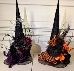 2 Decorative Witch Hats