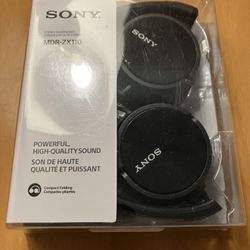 Sony Headphones (MDR-ZX110) New
