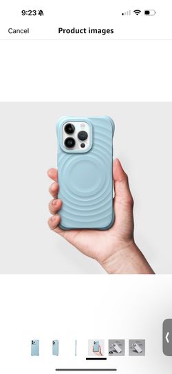 iPhone 14 Pro Max Casetidy Ripple Case Blue