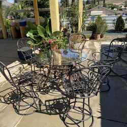 glass-top table 