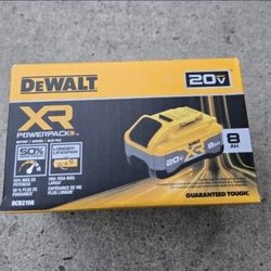 Dewalt 20v Powerpack Battery 8.0 Ah XR Brand New 