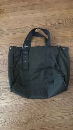Zara Tote Bag - Dark green orange