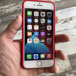 iPhone 8 AT&T With Apple Case And Charger 