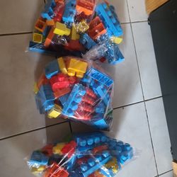 3 Bags Mega Blocks 