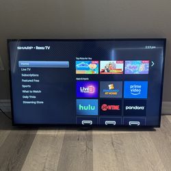 SHARP 40” SMART TV
