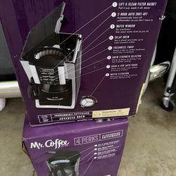 2 Brand New Mr Coffee Brew Coffee Makers