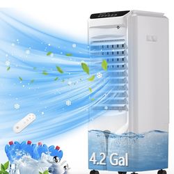 Costway 4.2 Gal Portable Air Cooler w/ice cube 4