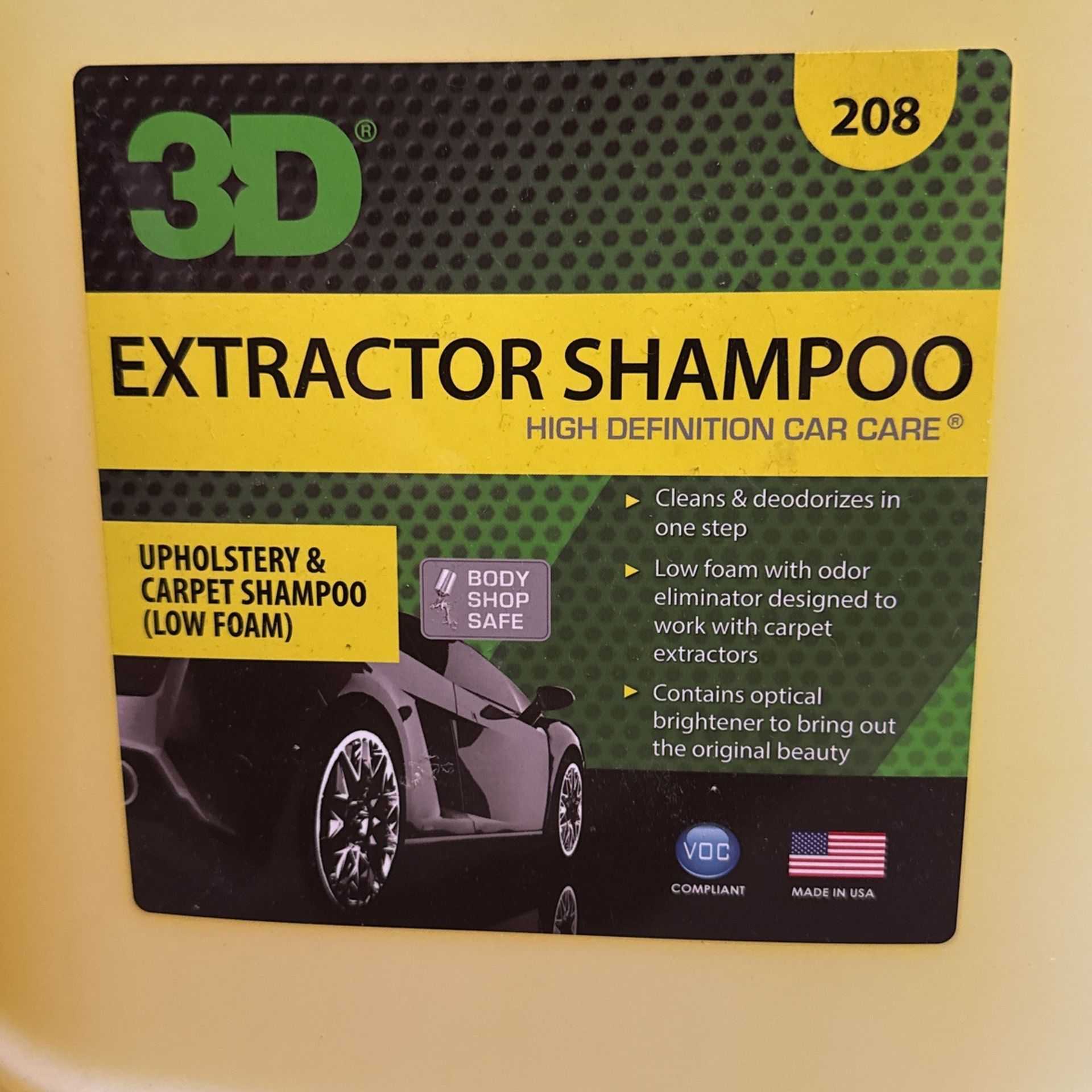Car Shampoo (Cloth, Fabric, Carpets)