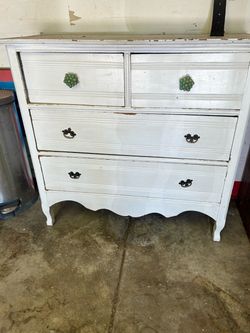 Antique wood dresser
