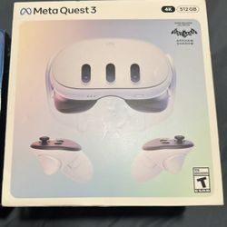 Meta Quest 3 512 Gb  New Factory Sealed 