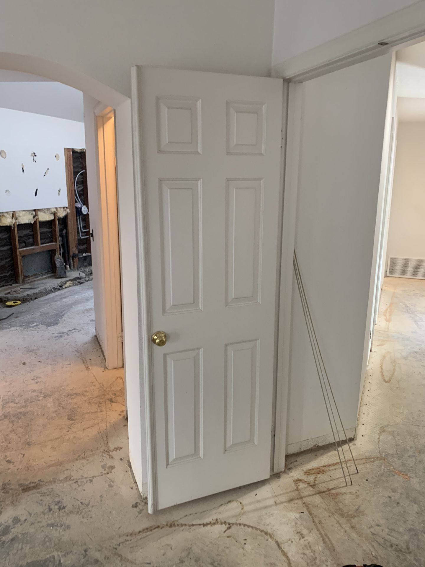Two. 6 Panel Interior Doors