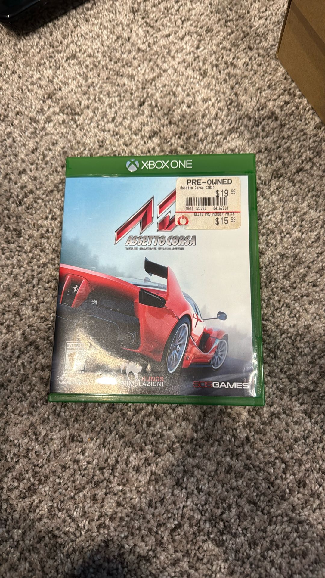 Xbox Video Game- Assetto Corsa Racing Simulator