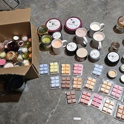 Bulk Lot of Candles & Wax Melts – 60+ Pieces – Great Deal!
