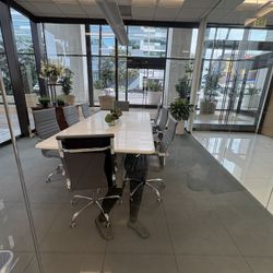 Conference Table, Including Chairs For Sale ❤️