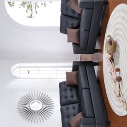 Sofa Set 2pcs Black /// Financing Available 