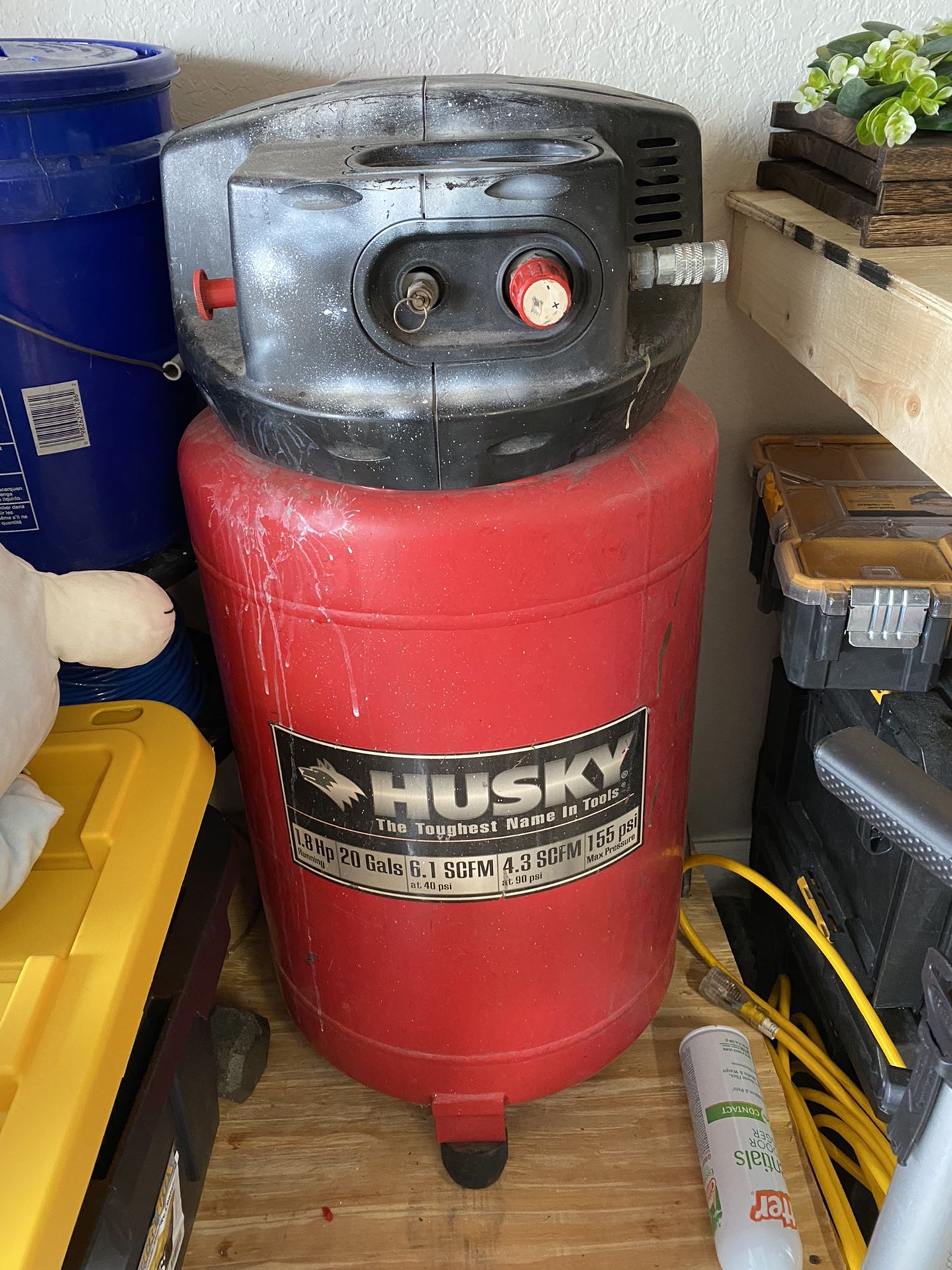 Husky 1.8 hp 20 sales gallon