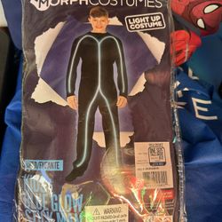 Kids Blue Glow Stick Man - Halloween Costume 