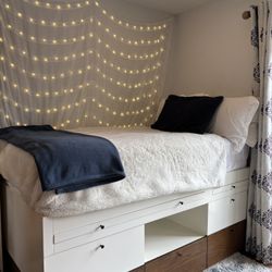 Pottery Barn Teen Cleary Captain’s Bed – Twin Bed And mattress 