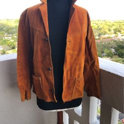 Ladys Suede Leather Jacket