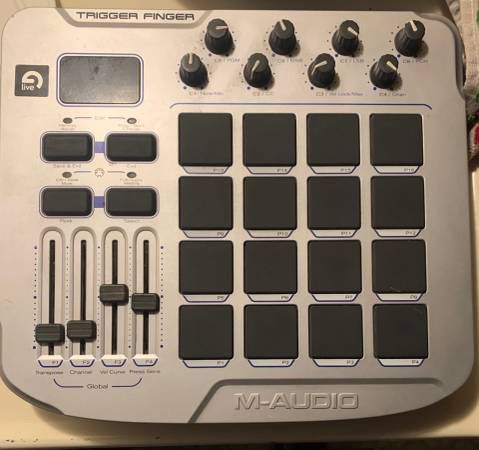 M-audio Trigger Finger MIDI controller - ableton controller
