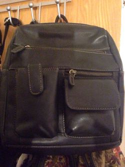 Small black backpack