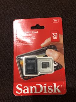 MicroSDHC Card with Adapter